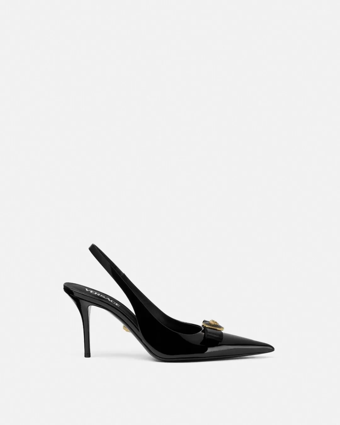 Gianni Ribbon Mid Slingback Pumps*Versace Best