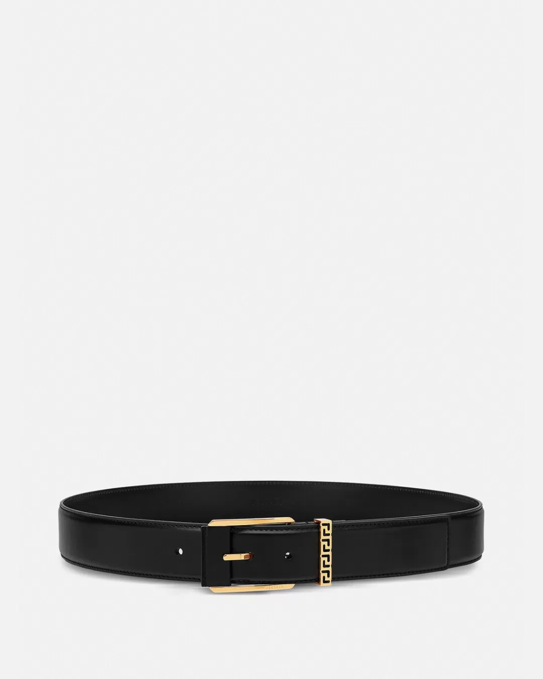 Greca Accent Leather Belt*Versace Cheap