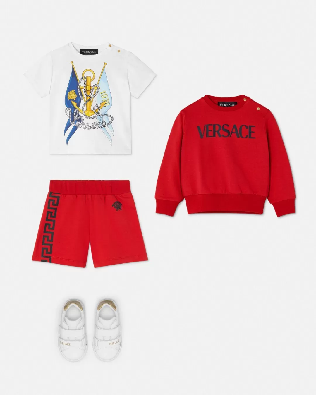 Greca Baby Sweat Shorts*Versace Shop