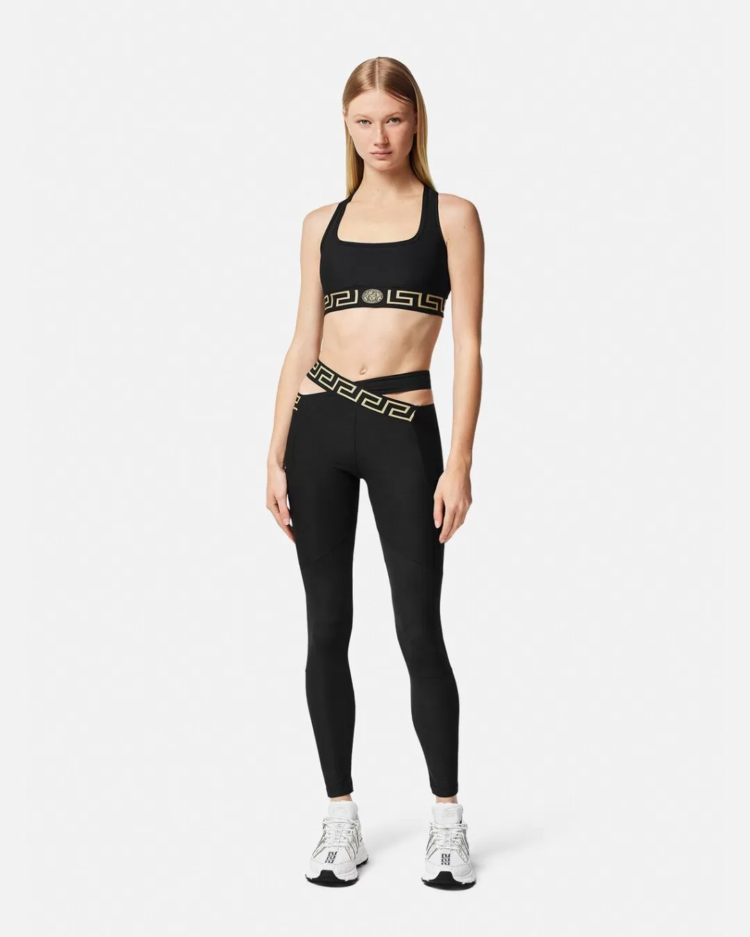 Greca Border Gym Leggings*Versace Clearance