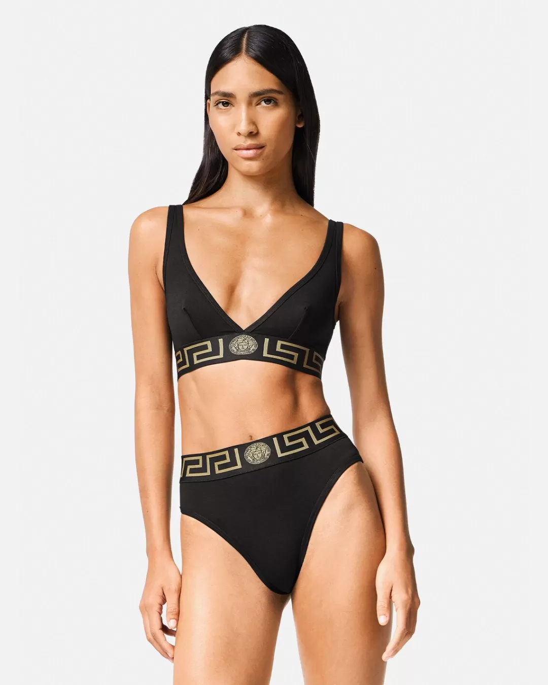 Greca Border High Waist Briefs*Versace Best Sale