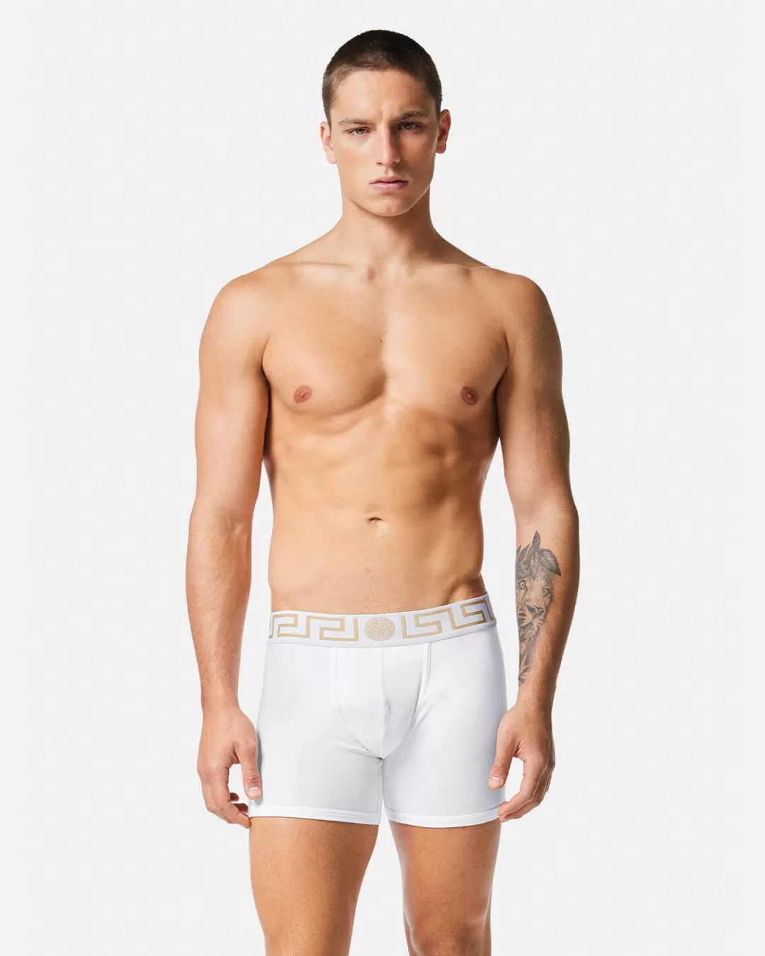 Greca Border Long Trunks 2-Pack*Versace Outlet