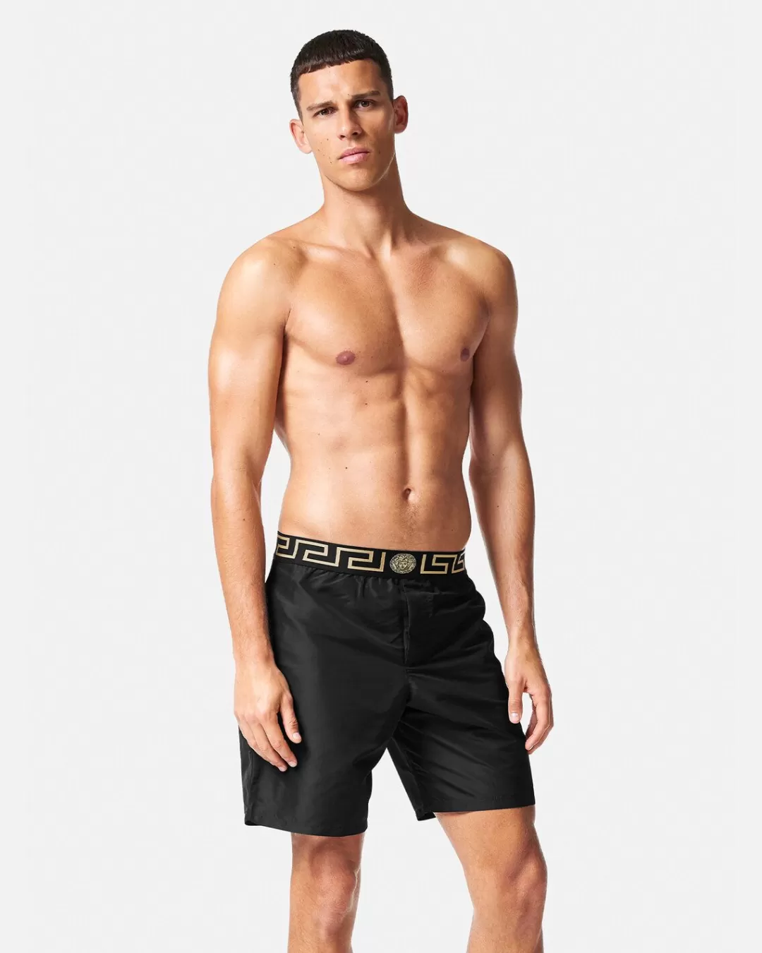 Greca Border Mid Boardshorts*Versace New