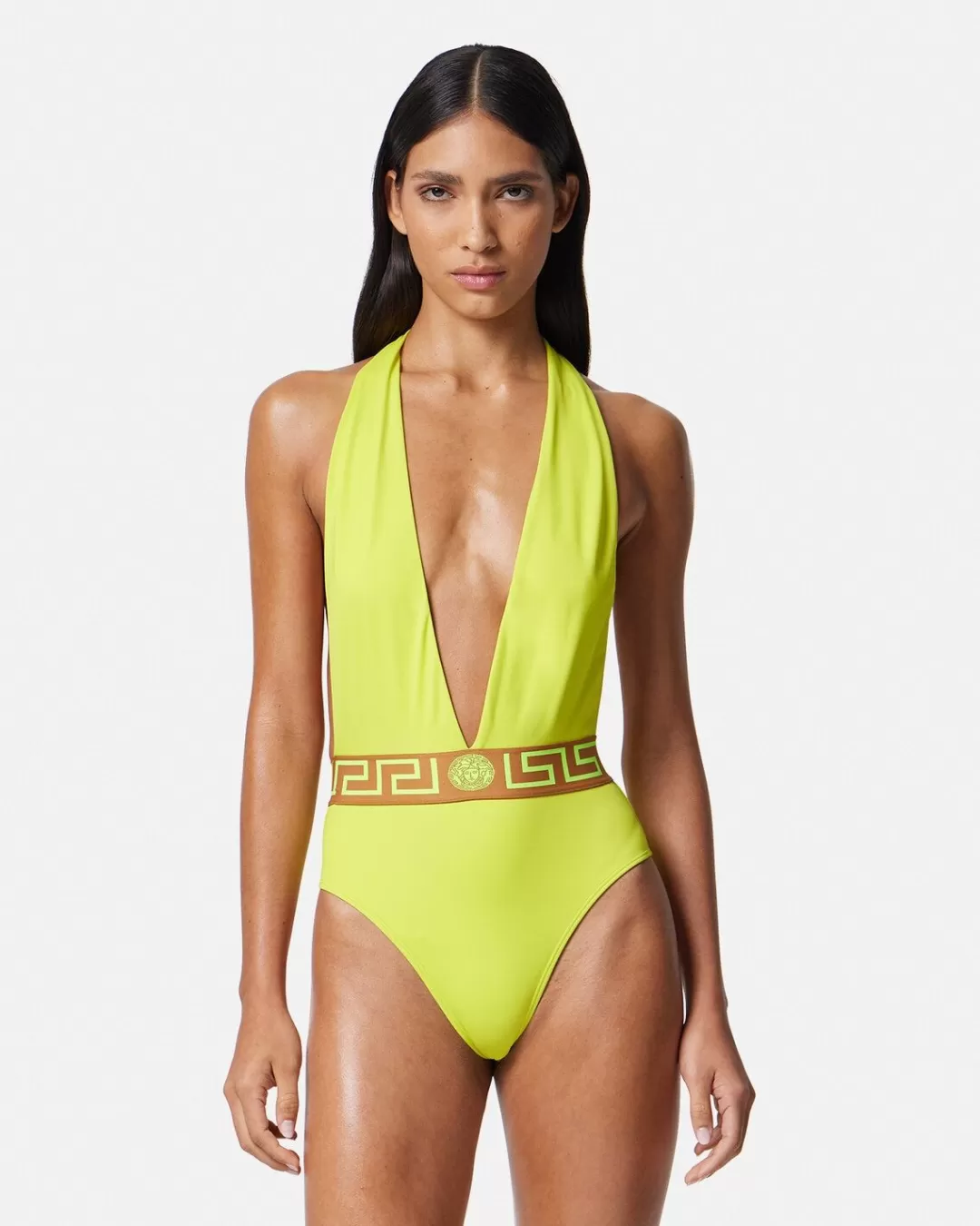 Greca Border One-Piece Swimsuit*Versace Store