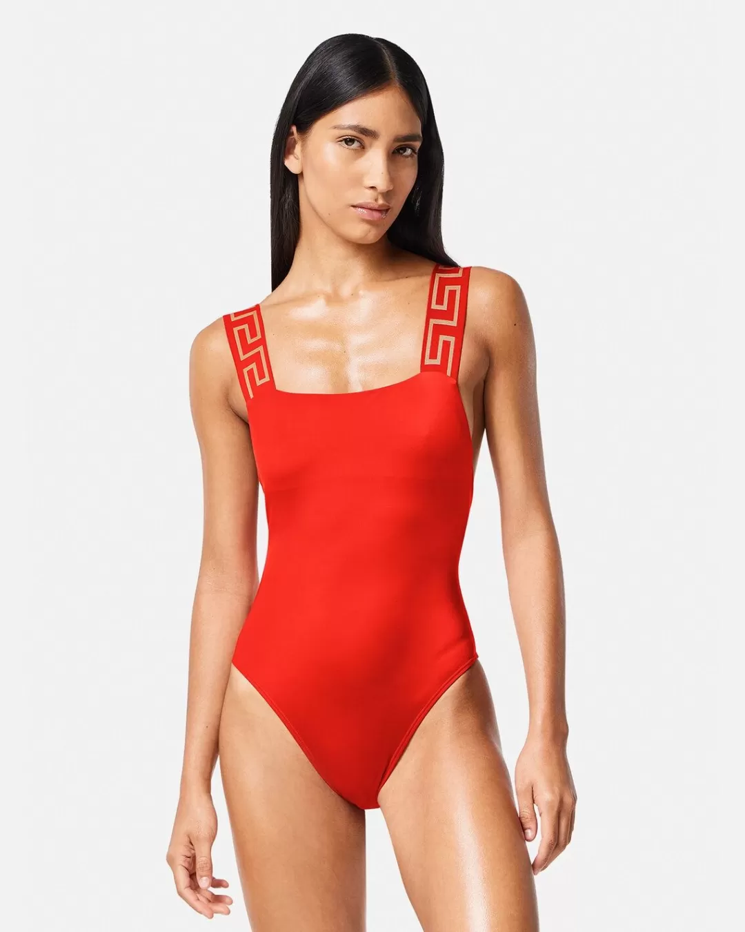 Greca Border One-Piece Swimsuit*Versace Cheap