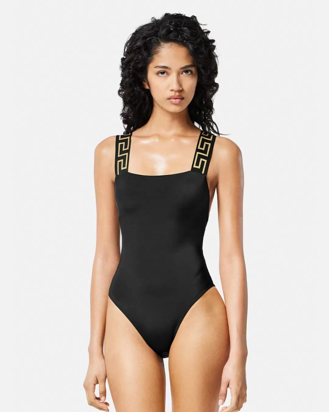 Greca Border One-Piece Swimsuit*Versace Discount