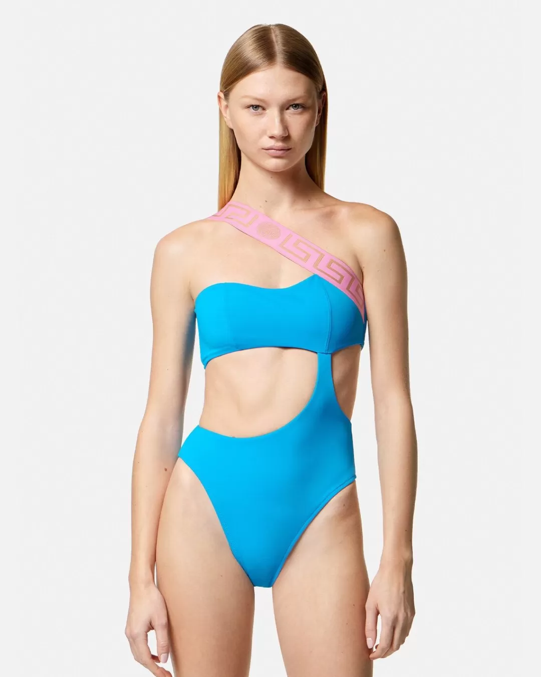 Greca Border One-Piece Swimsuit*Versace Best