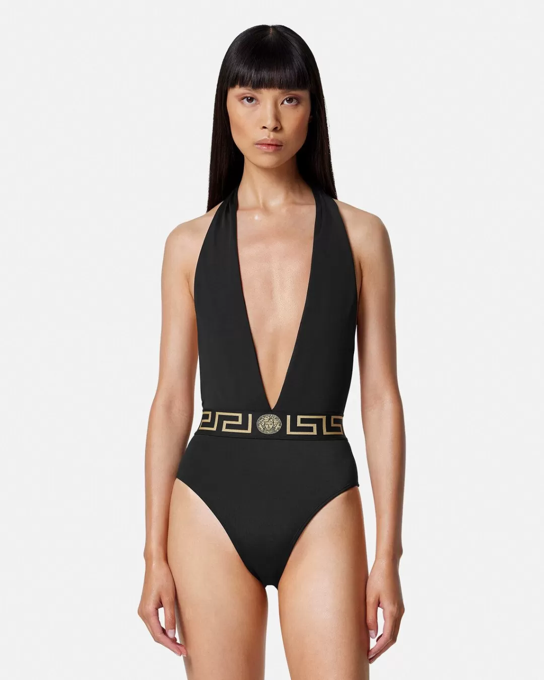 Greca Border One-Piece Swimsuit*Versace Sale