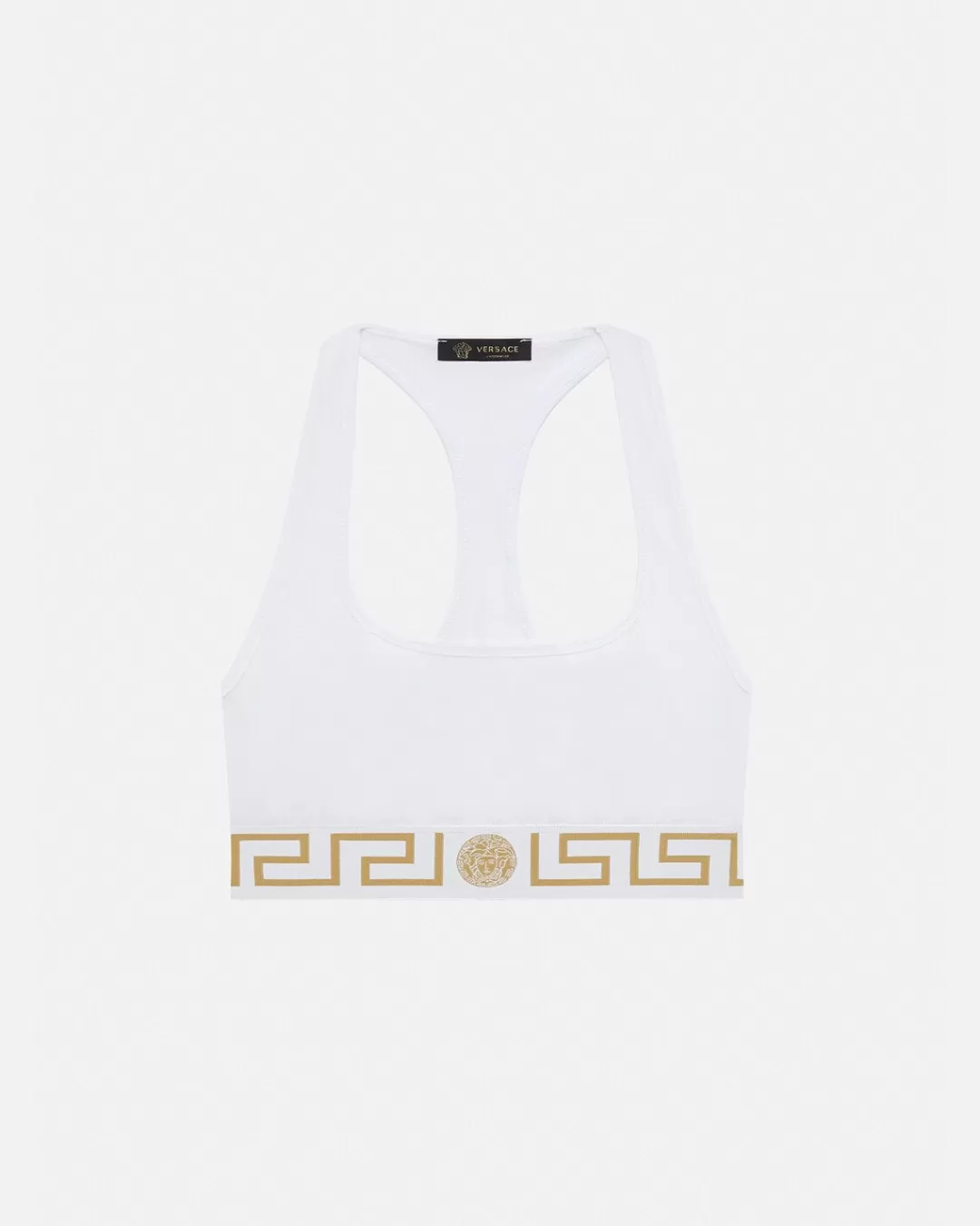 Greca Border Scoop Bralette*Versace Outlet