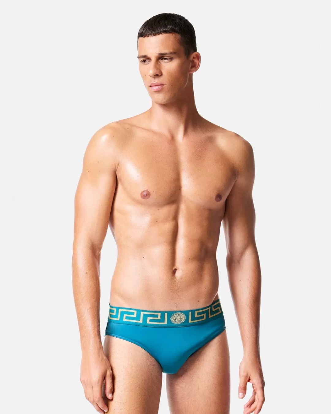 Greca Border Swim Briefs*Versace Shop