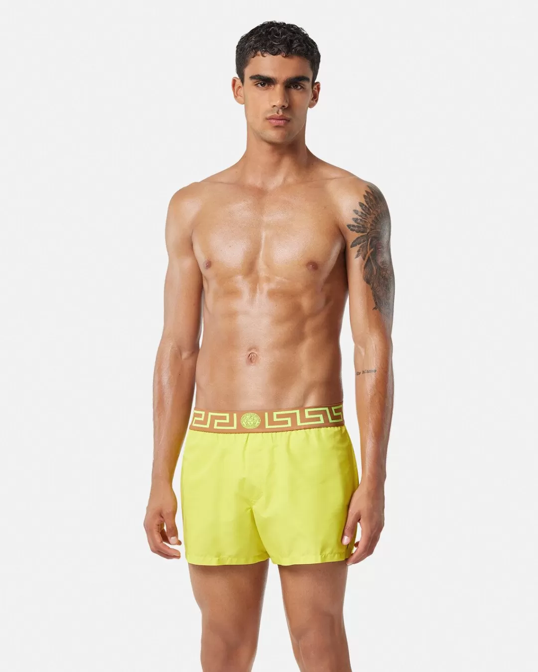 Greca Border Swim Shorts*Versace Best Sale