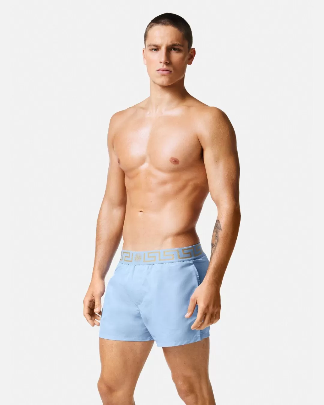 Greca Border Swim Shorts*Versace Flash Sale