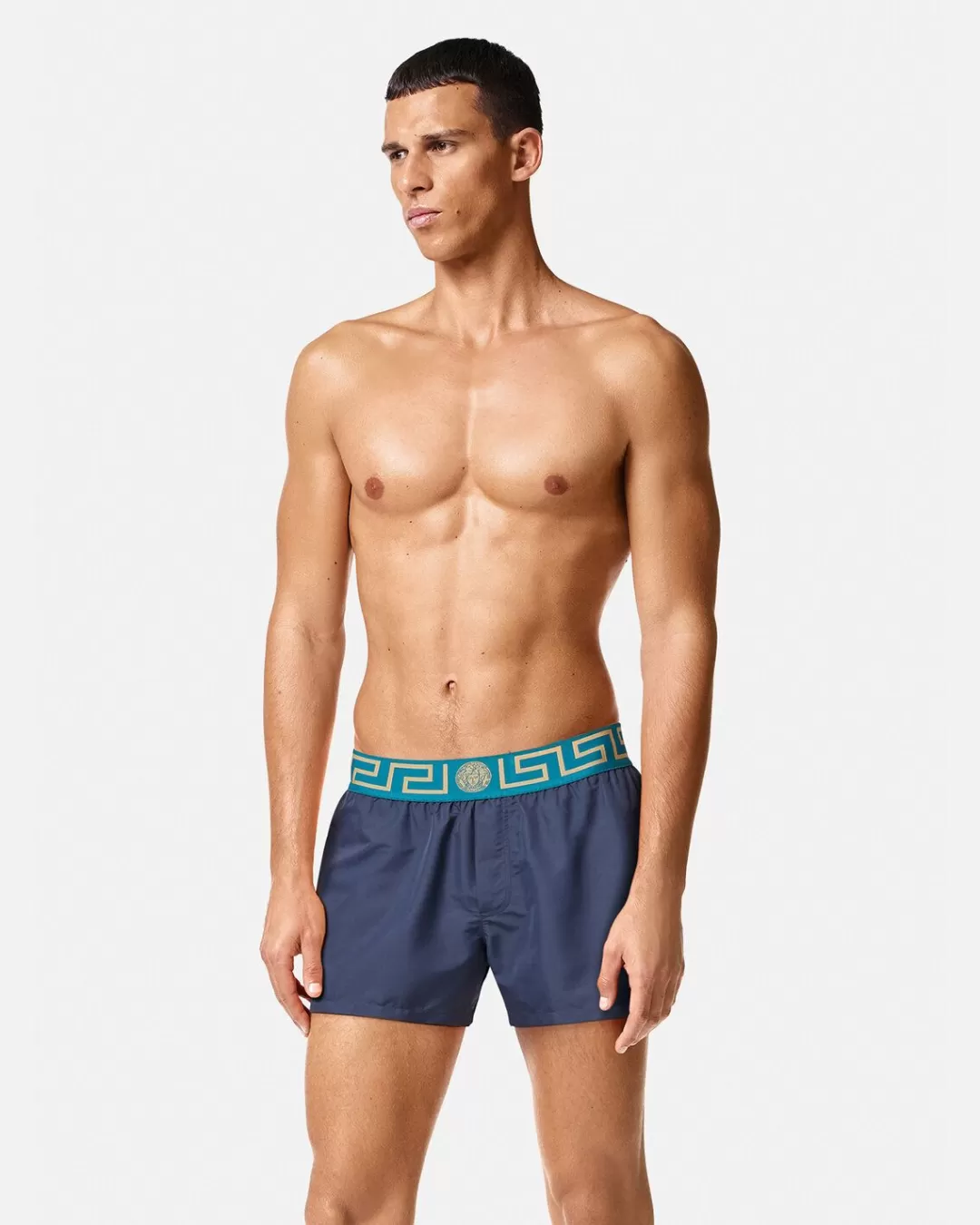 Greca Border Swim Shorts*Versace Flash Sale