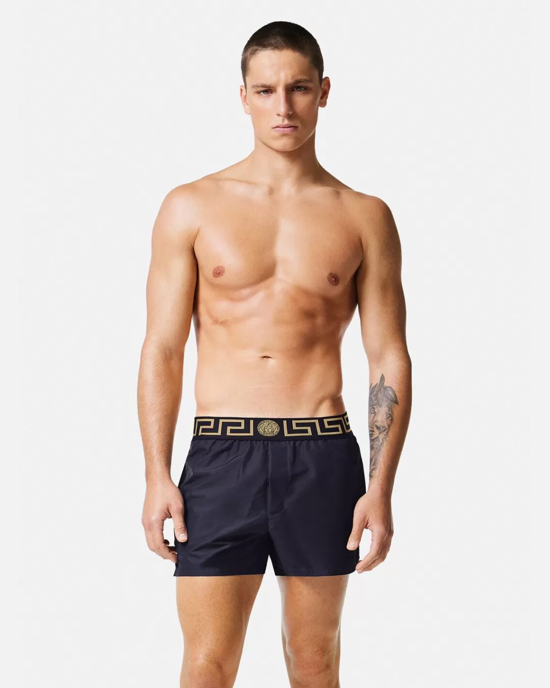 Greca Border Swim Shorts*Versace Store