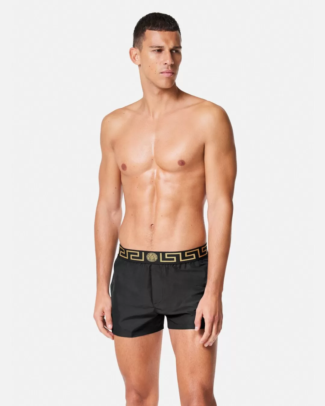 Greca Border Swim Shorts*Versace New