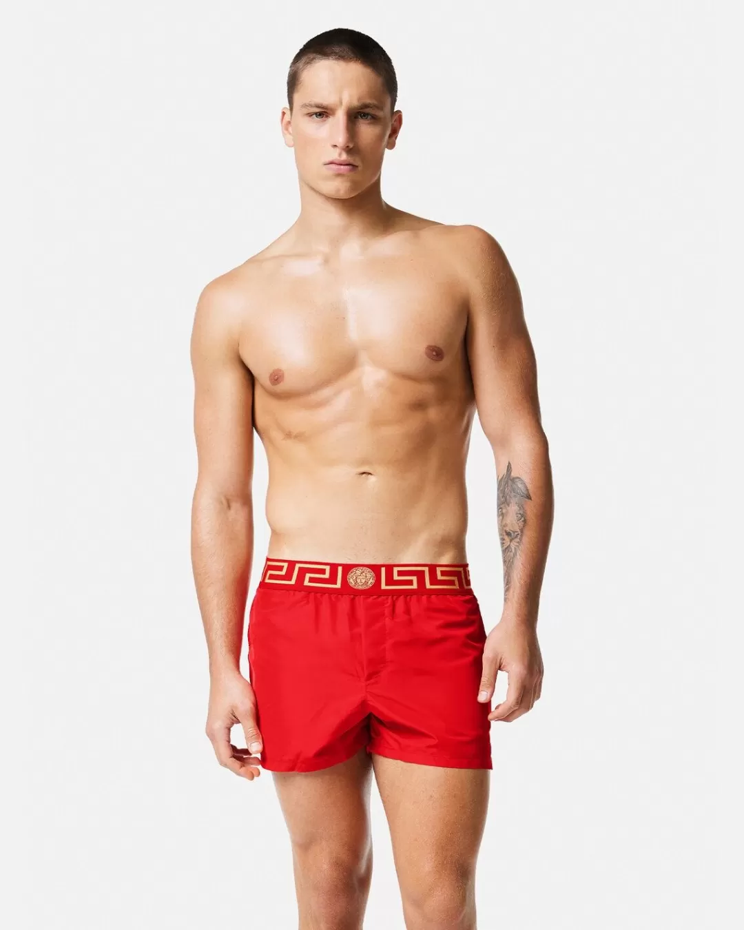 Greca Border Swim Shorts*Versace Discount