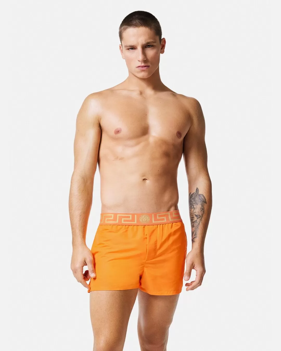 Greca Border Swim Shorts*Versace Discount