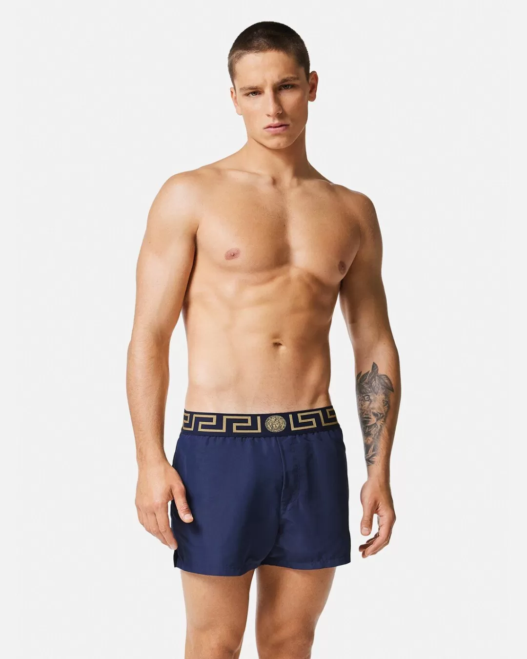 Greca Border Swim Shorts*Versace Outlet