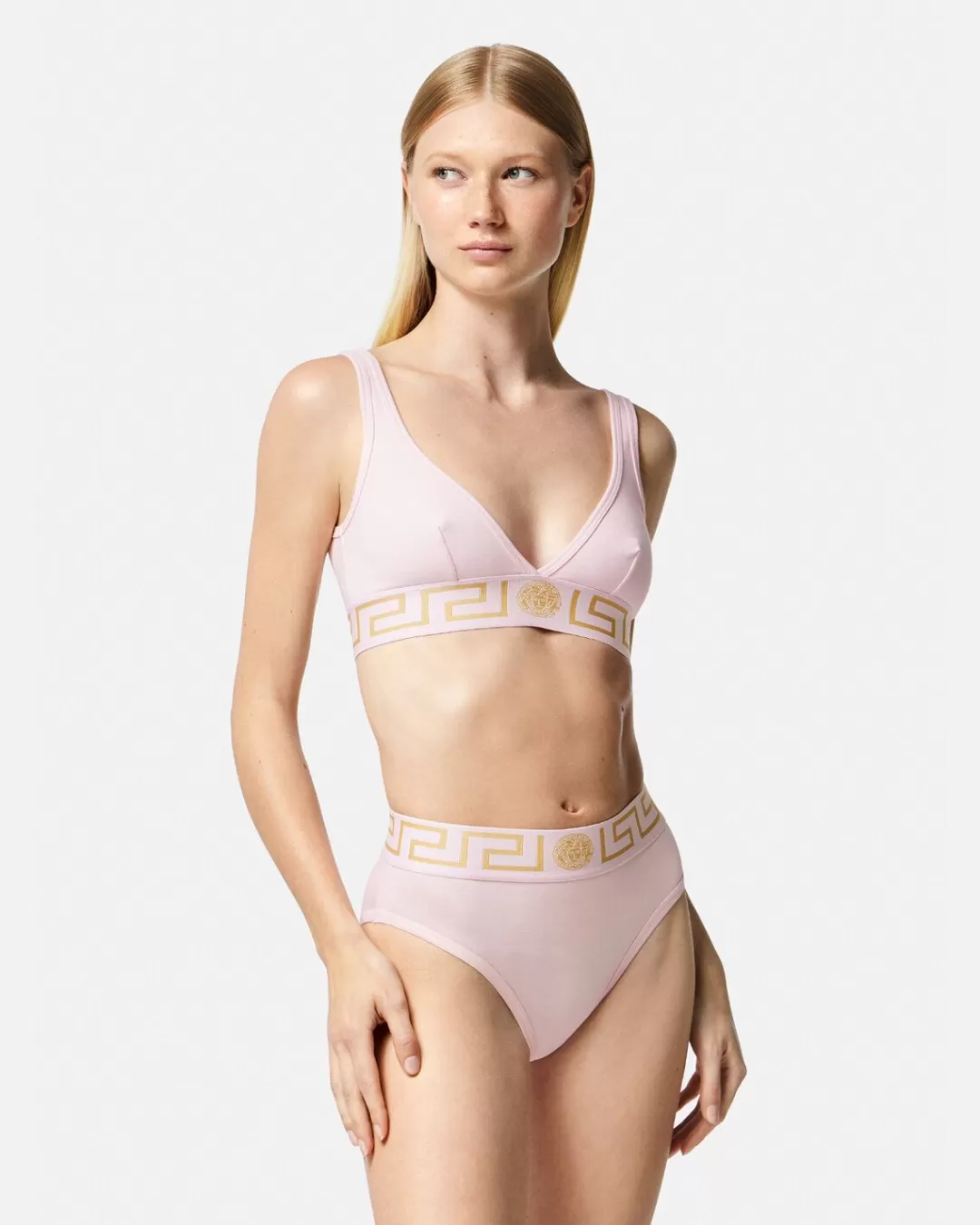 Greca Border Triangle Bralette*Versace Discount