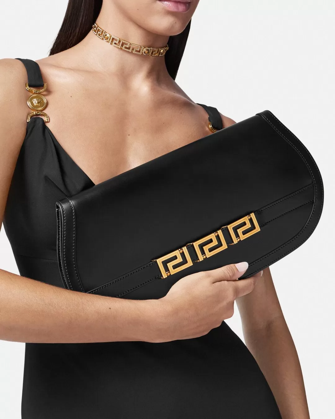 Greca Goddess Clutch*Versace Shop