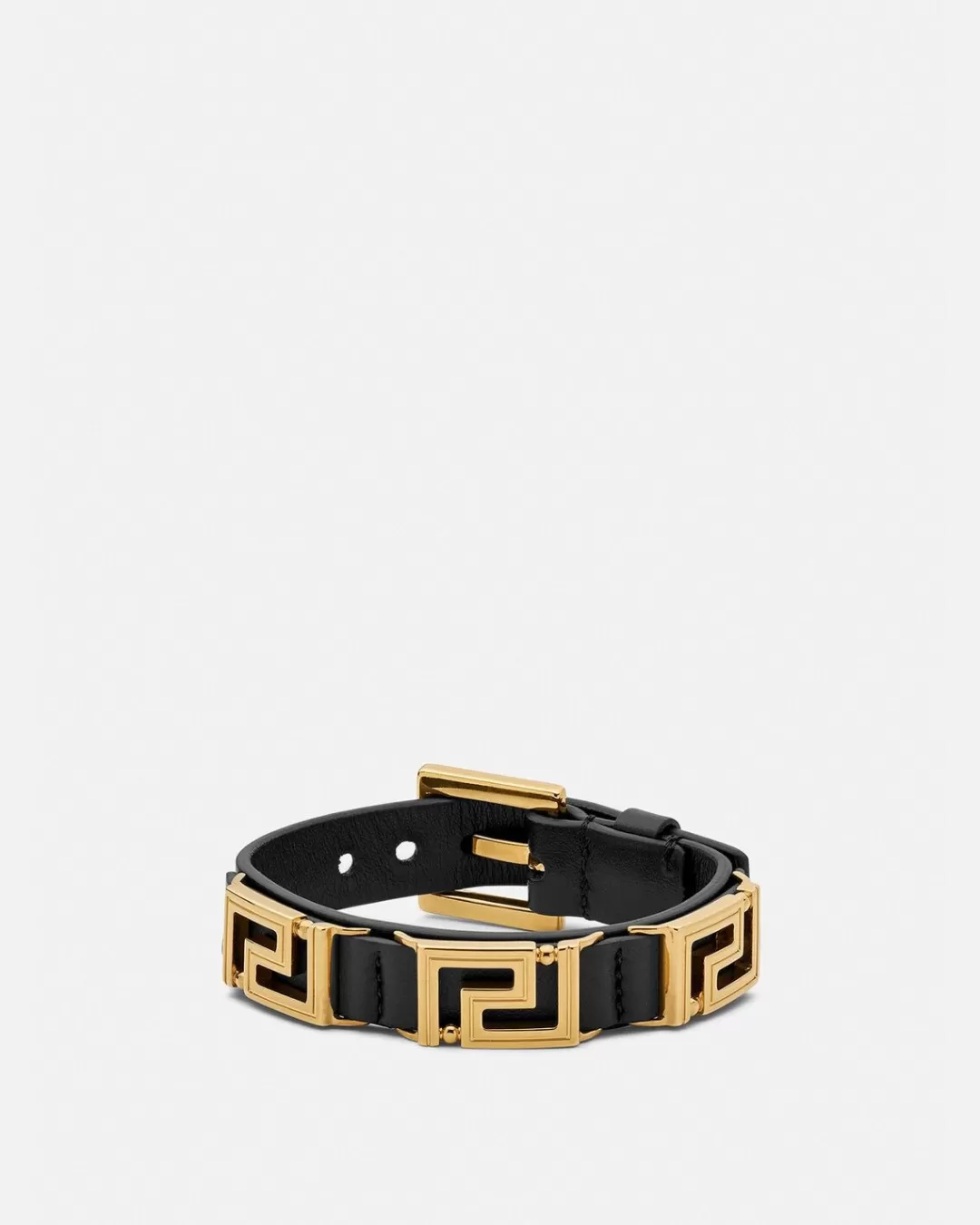 Greca Goddess Leather Bracelet*Versace New