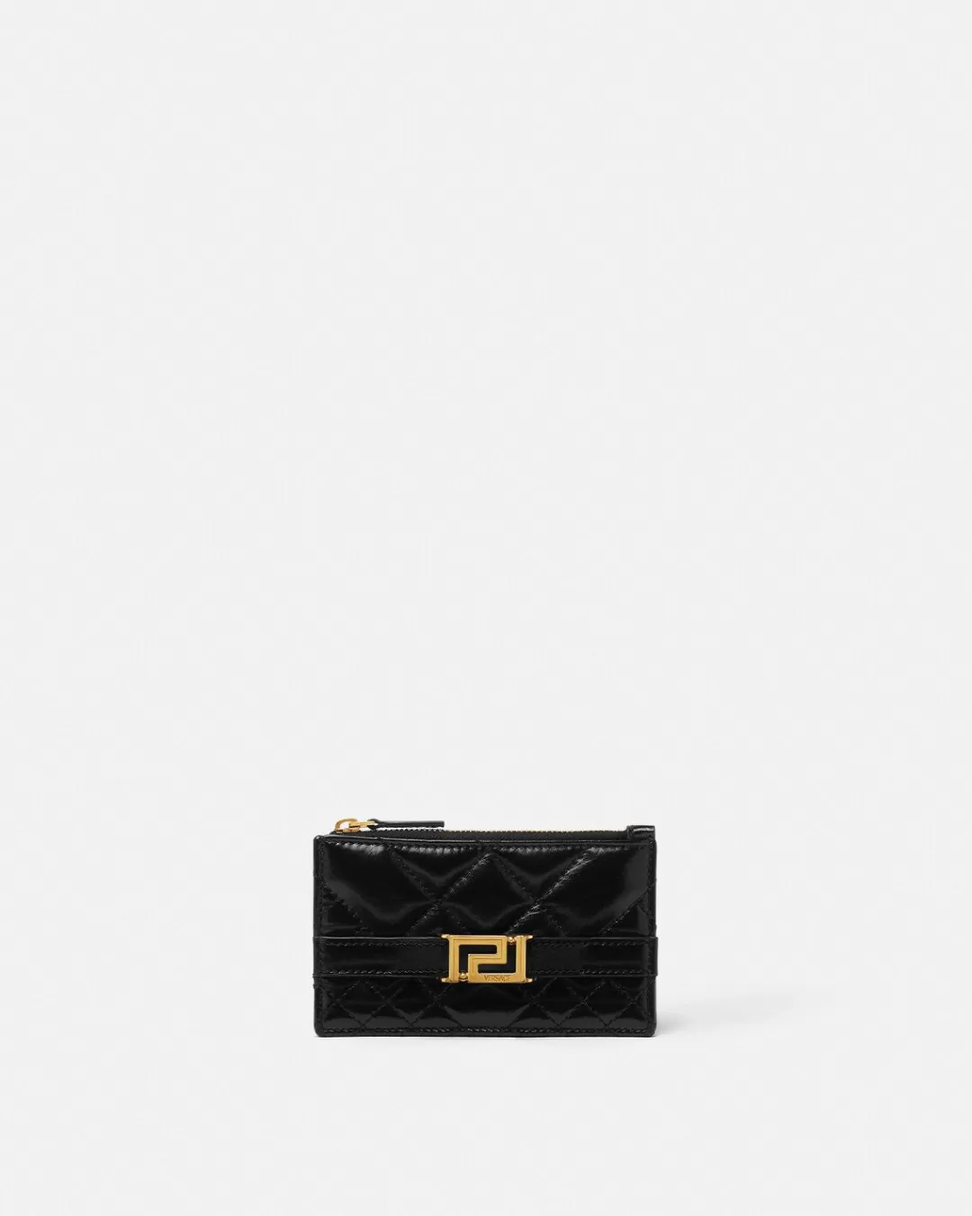 Greca Goddess Zip Card Holder*Versace Discount