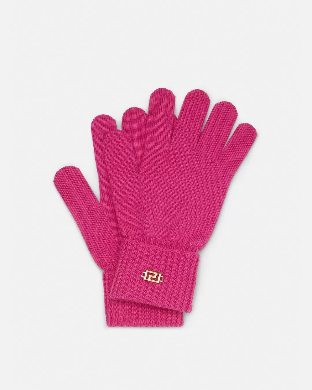 Greca Knit Gloves*Versace Discount