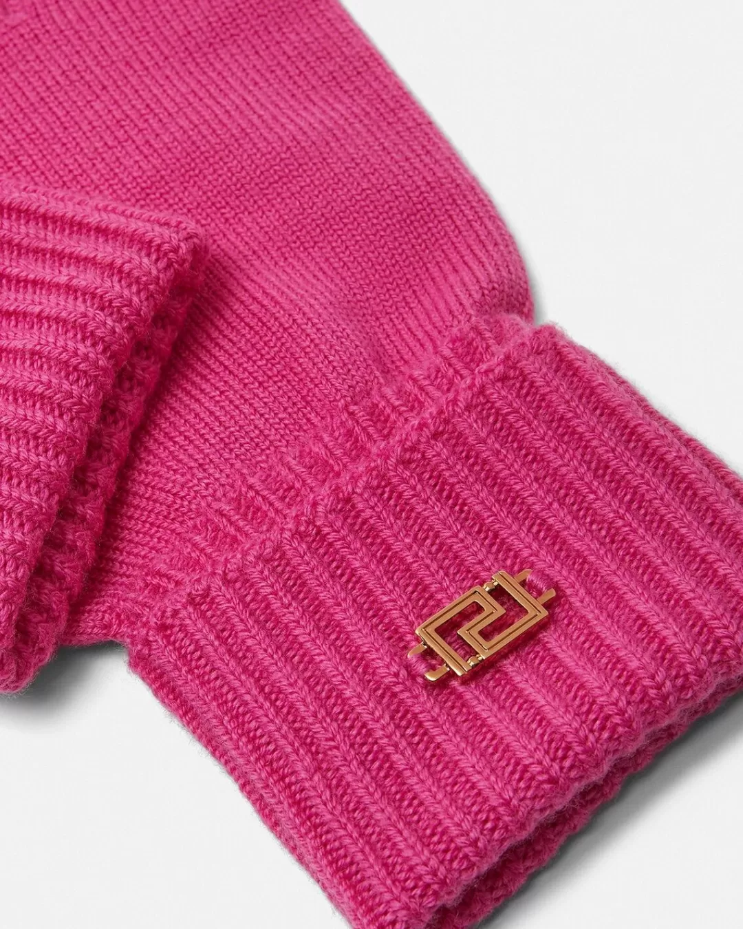 Greca Knit Gloves*Versace Discount