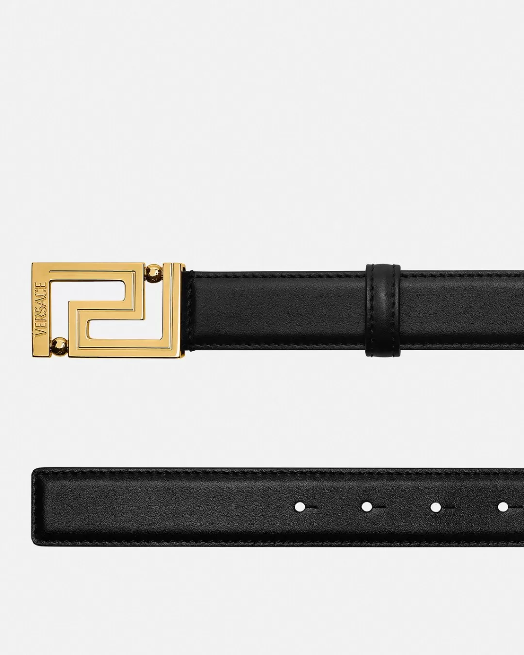 Greca Leather Belt*Versace Fashion