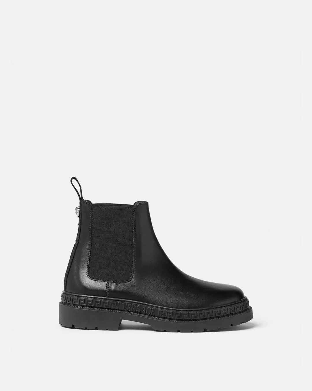 Greca Leather Kids Ankle Boots*Versace Shop