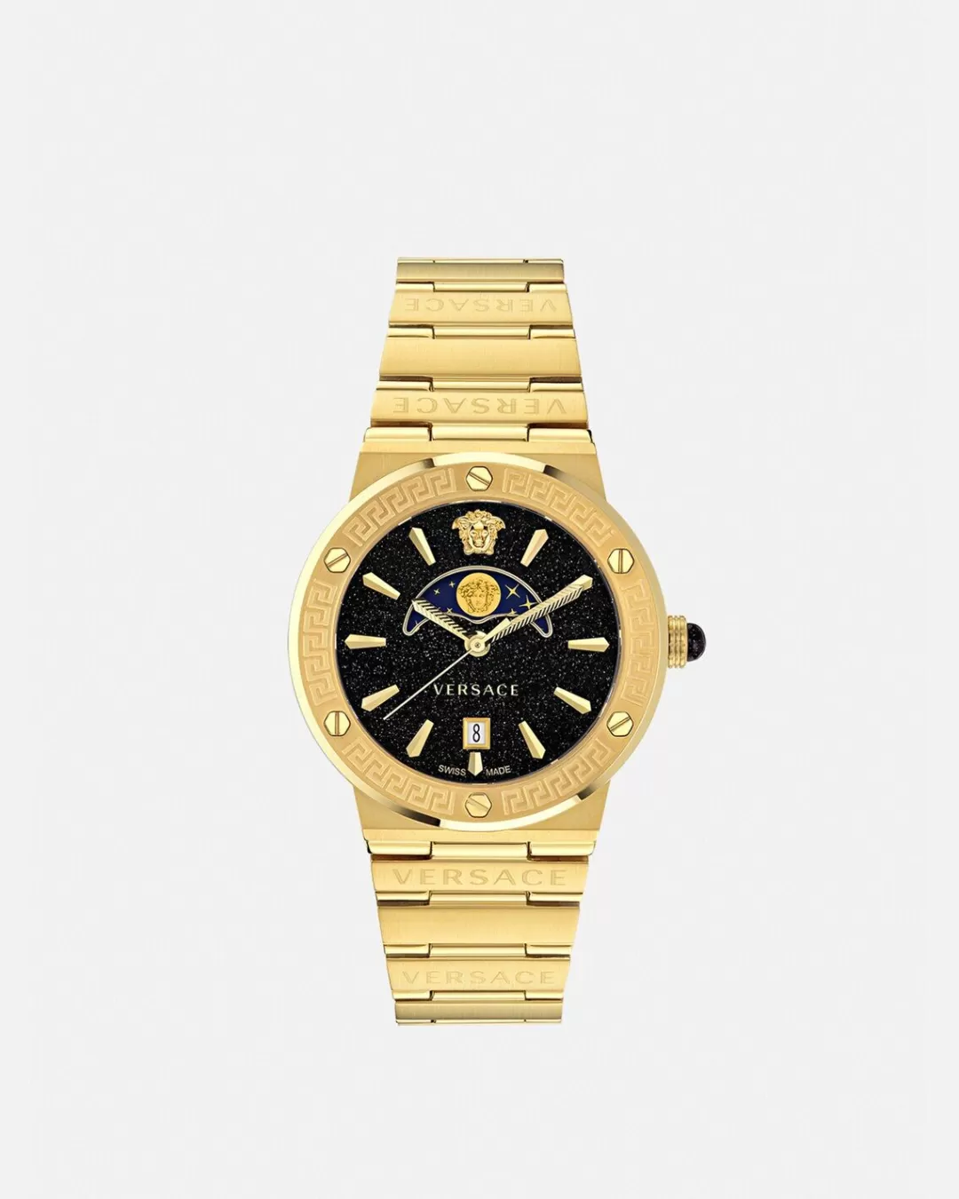 Greca Logo Moonphase Watch*Versace Flash Sale