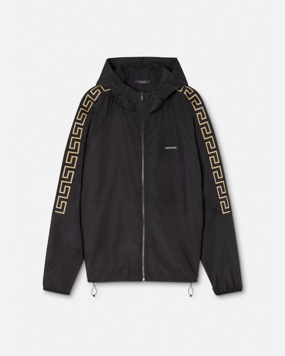 Greca Nylon Gym Track Jacket*Versace Fashion