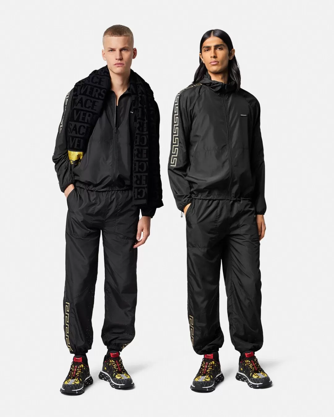 Greca Nylon Gym Track Pants*Versace Online