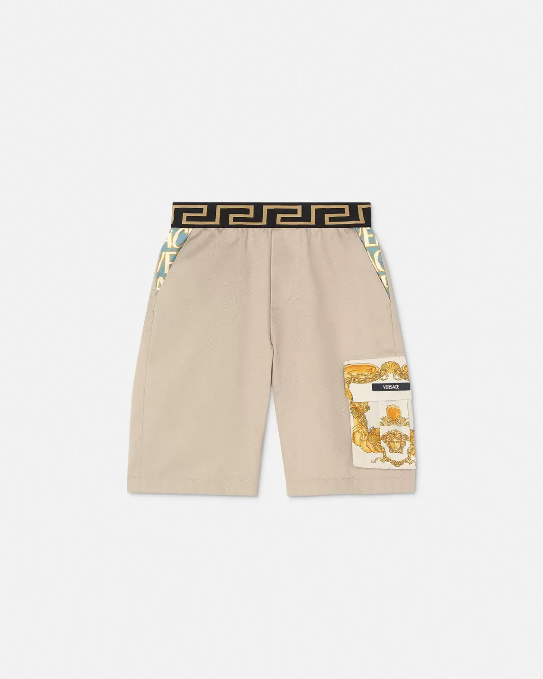 Greca Seashell Baroque Kids Shorts*Versace Outlet