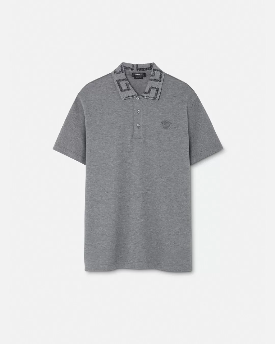 Greca Short-Sleeved Polo Shirt*Versace Best Sale