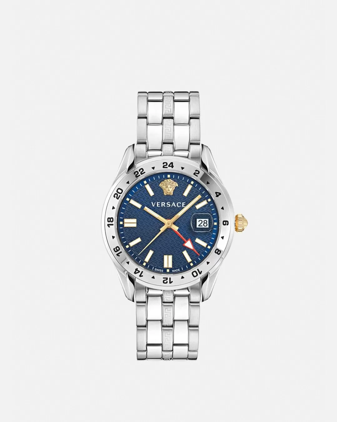 Greca Time Gmt Watch*Versace Sale