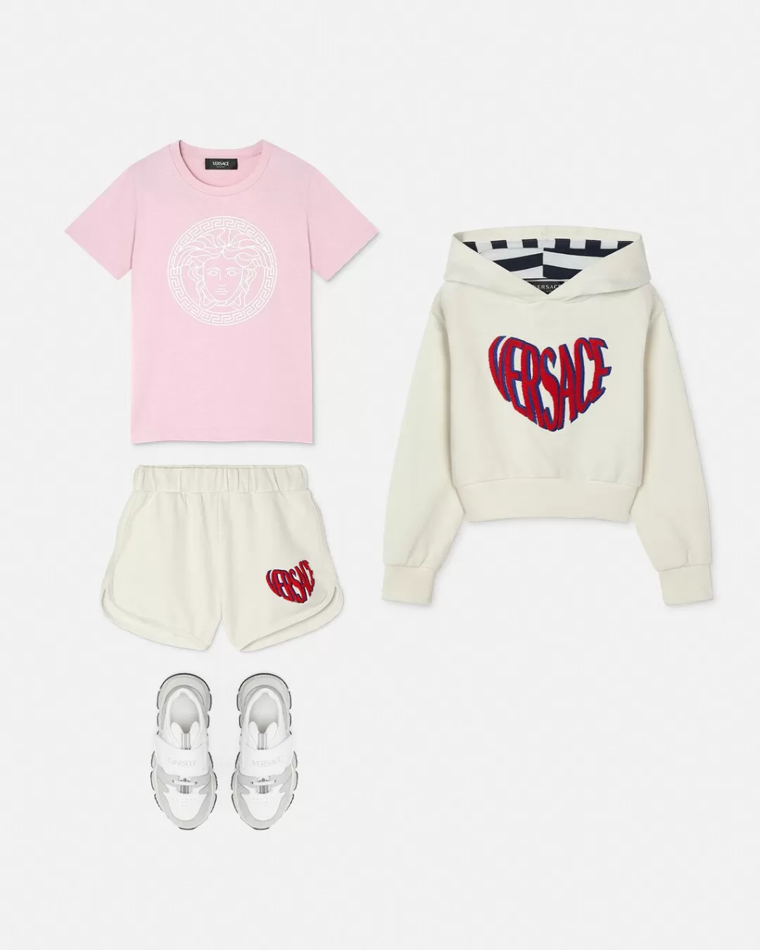 Heart Logo Kids Sweat Shorts*Versace Store