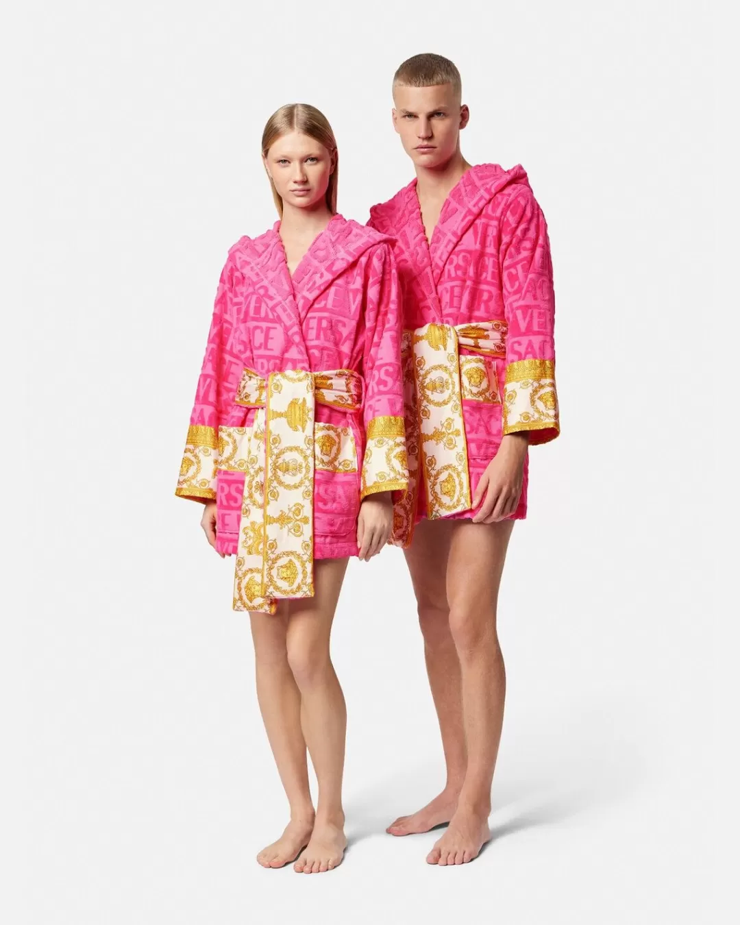 I Baroque Short Bathrobe*Versace Best