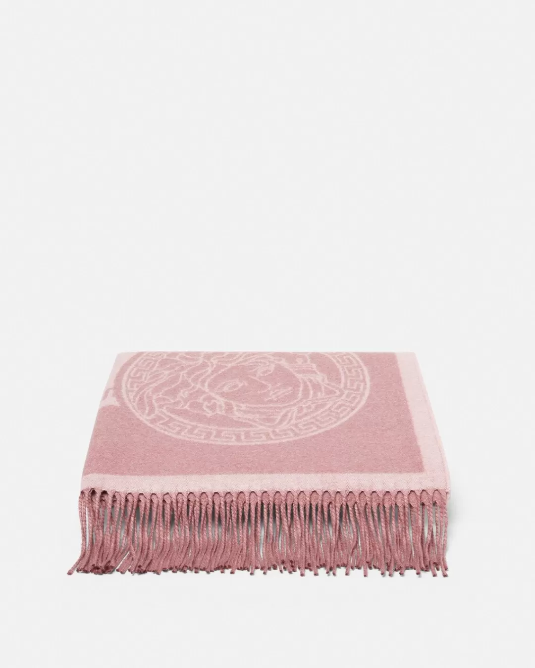 Icon Cashmere-Blend Fringed Blanket*Versace Flash Sale