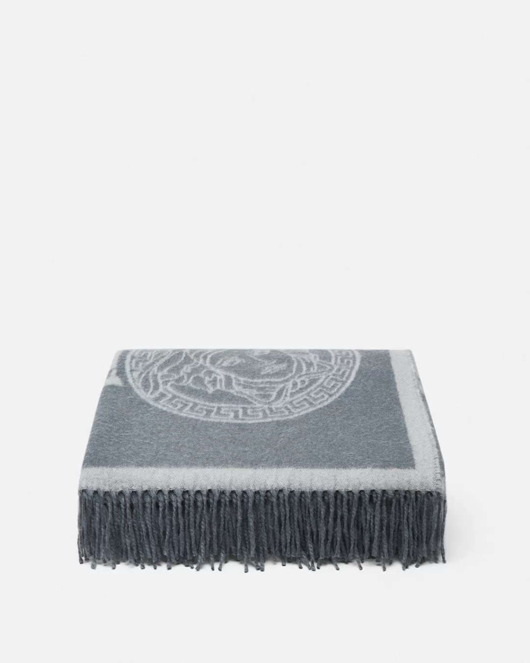 Icon Cashmere-Blend Fringed Blanket*Versace Sale