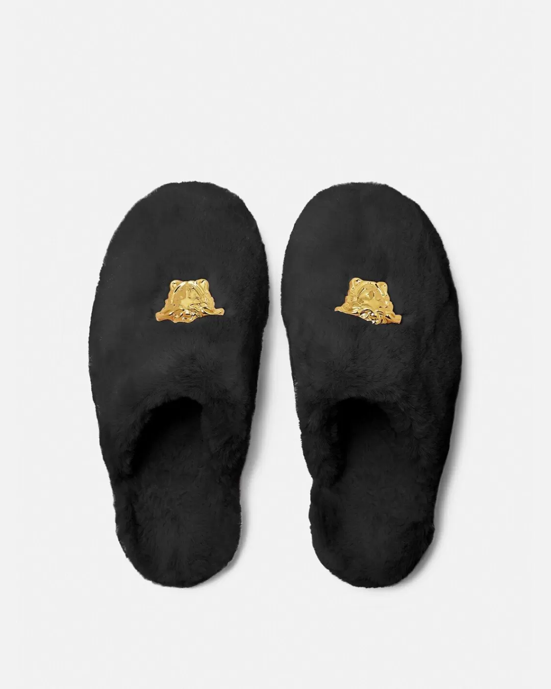 Icon Faux-Fur Slippers*Versace Hot