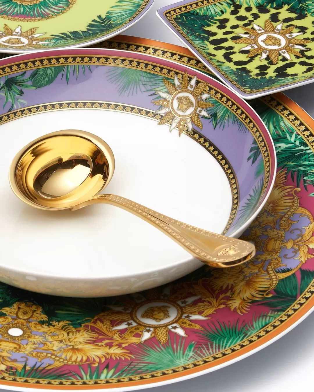 Jungle Animalier Soup Plate 22 Cm*Versace Best Sale