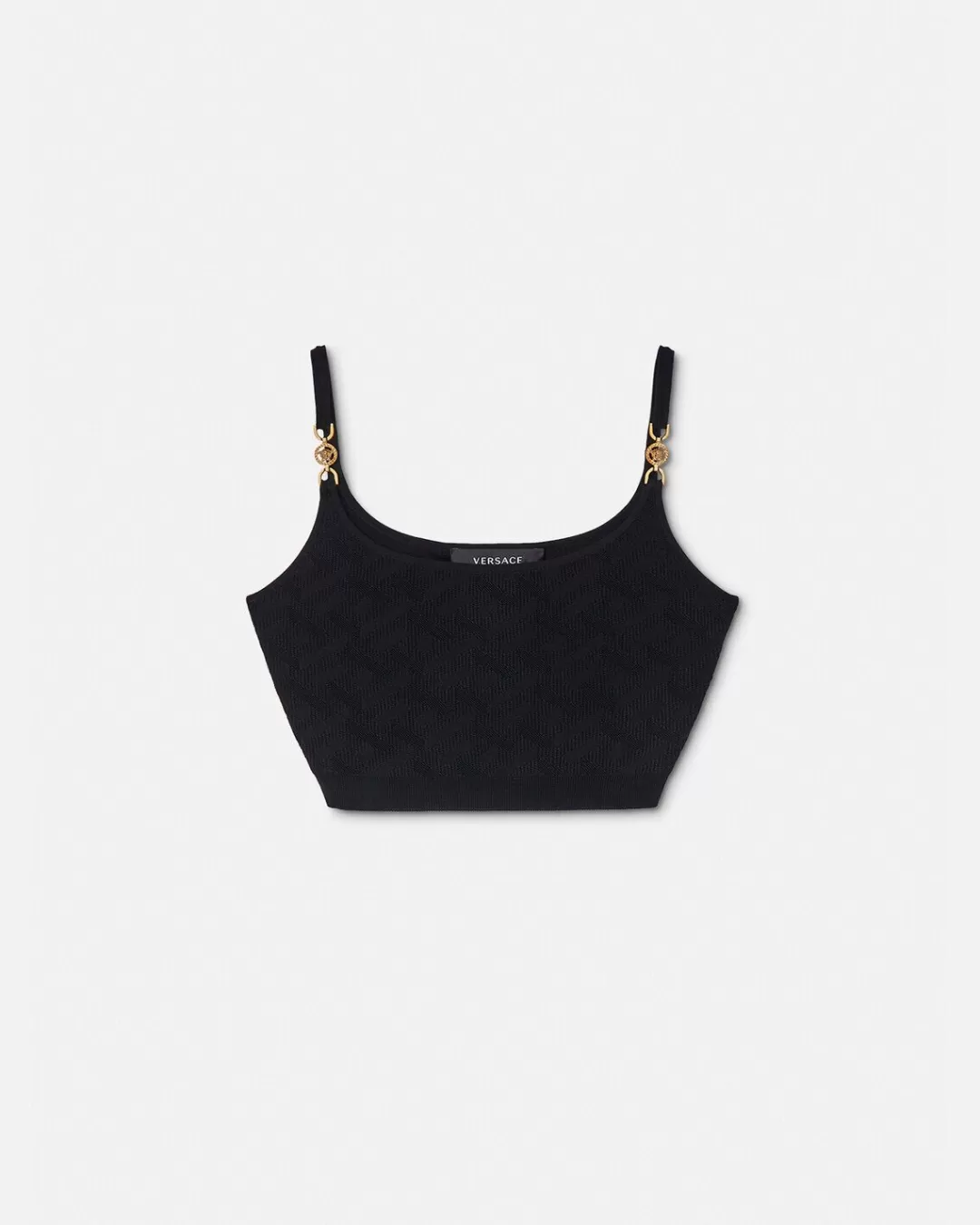 La Greca Medusa '95 Knit Crop Top*Versace Cheap