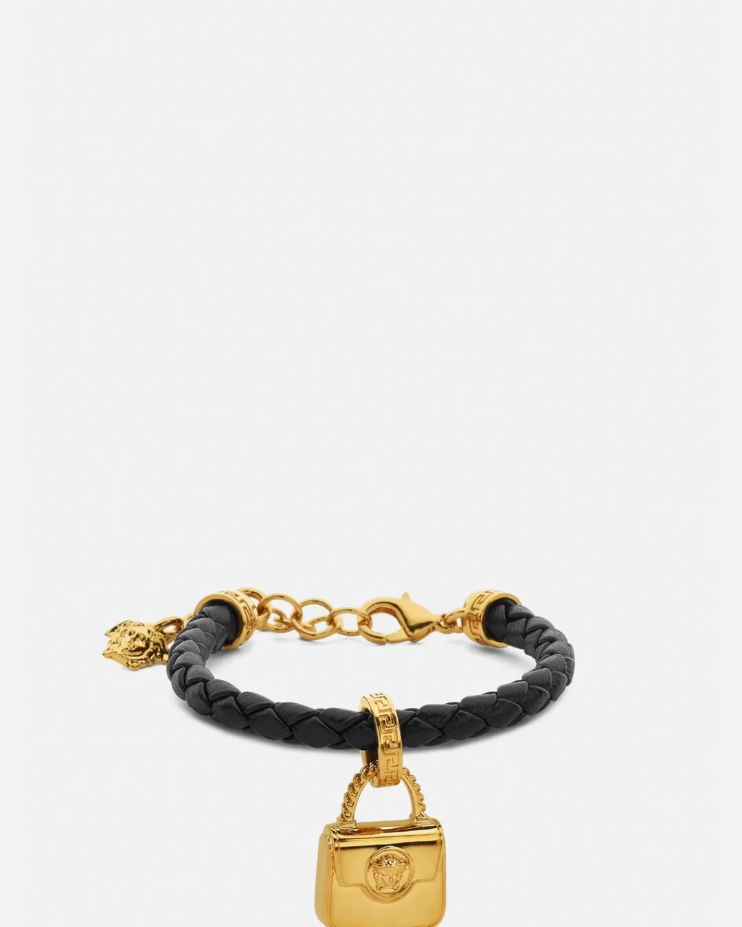 La Medusa Braided Leather Bracelet*Versace Hot