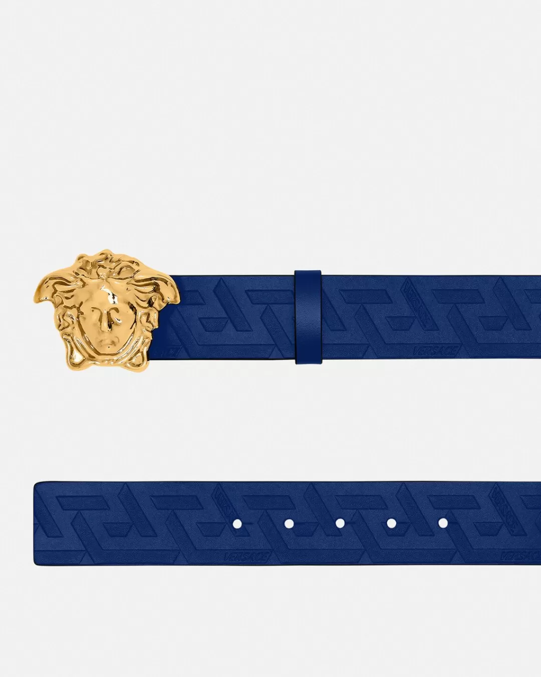 La Medusa Greca Leather Belt*Versace Cheap