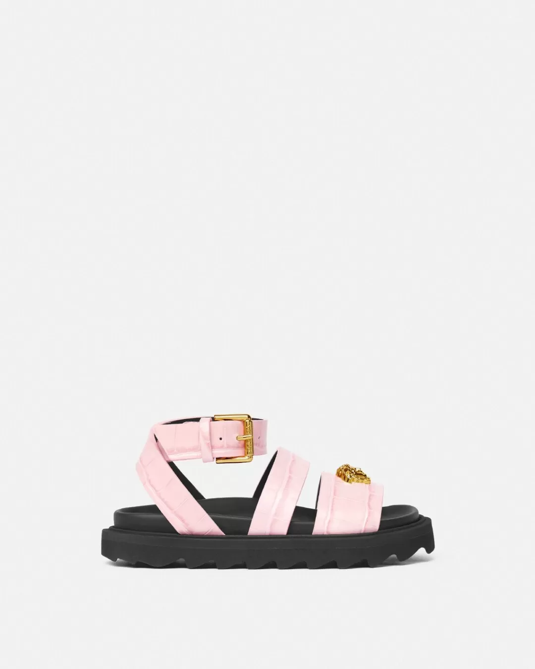 La Medusa Leather Kids Sandals*Versace Clearance