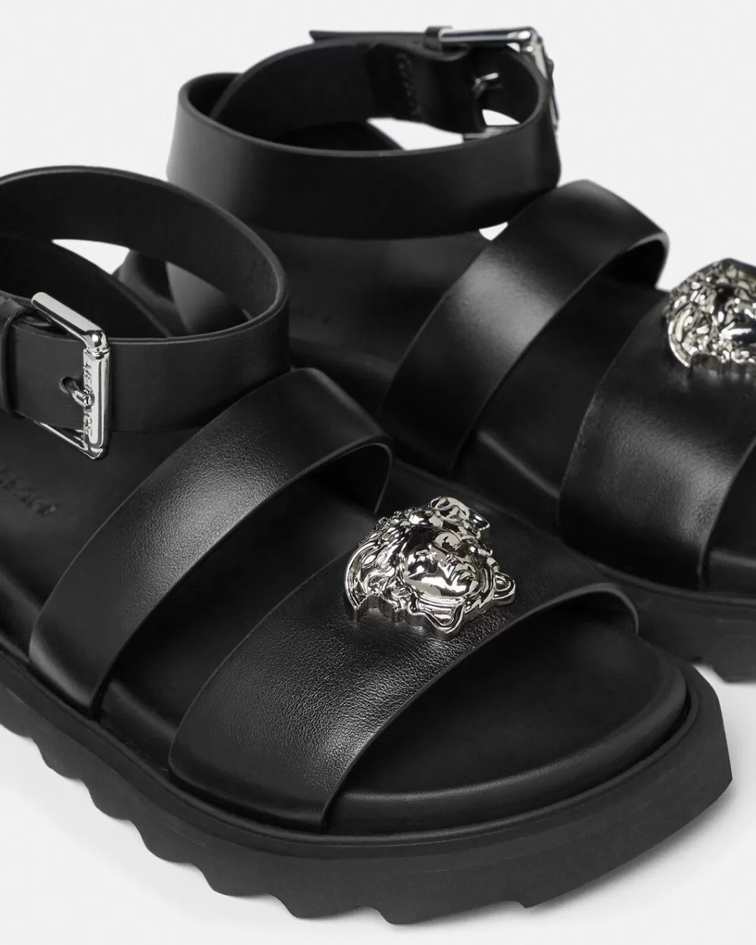 La Medusa Leather Kids Sandals*Versace Sale