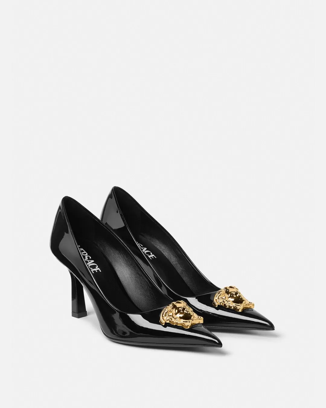 La Medusa Patent Mid Leather Pumps*Versace Best Sale