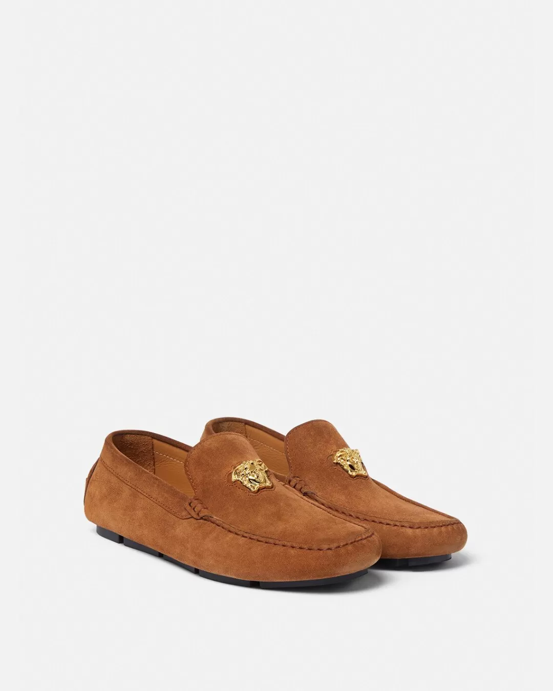 La Medusa Suede Driver Shoes*Versace Cheap