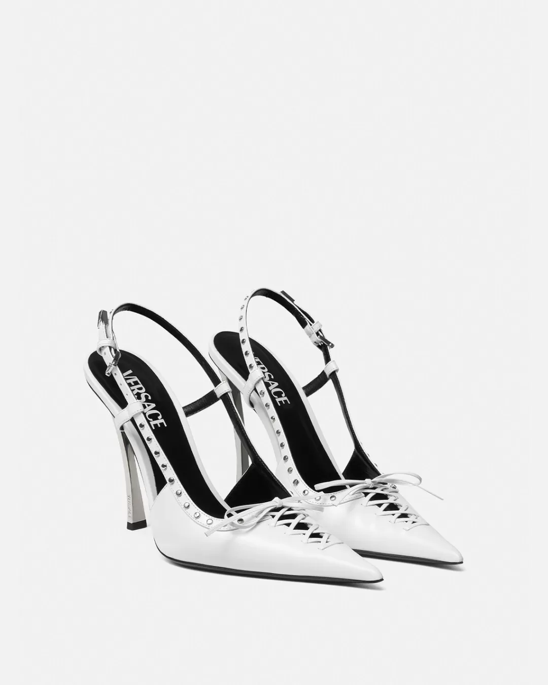 Laced Pin-Point Slingback Pumps*Versace Discount